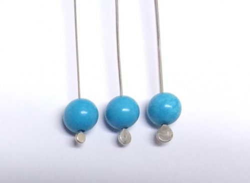 Judy Larson's Balled and Paddled Head Pins - , Findings & Components, Toggles & Clasps, Earwire & Headpin, Dapping, Dapping Jewelry, Butane Torch, Soldering, Solder, balled and paddle headpins